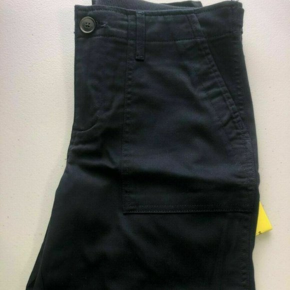 TOMMY HILFIGER Womens Roll-Cuff Capri Pant Navy Blue - Picture 3 of 6